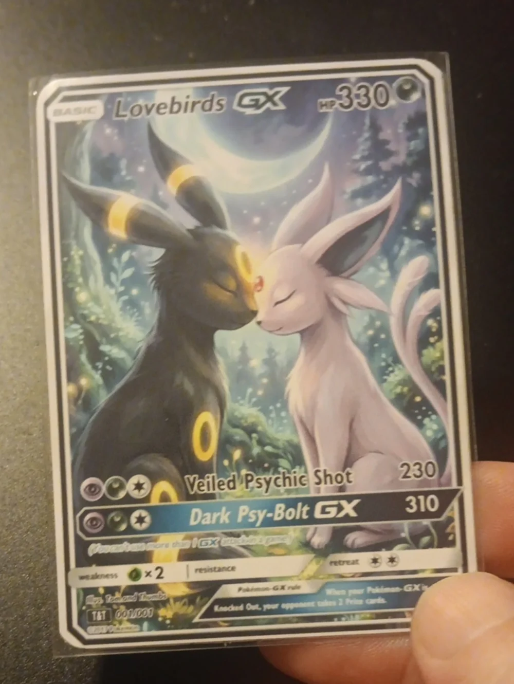 Lovebirds GX Card - Black & Pink